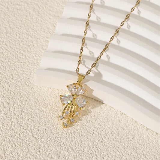 Zircon Pendant Necklace