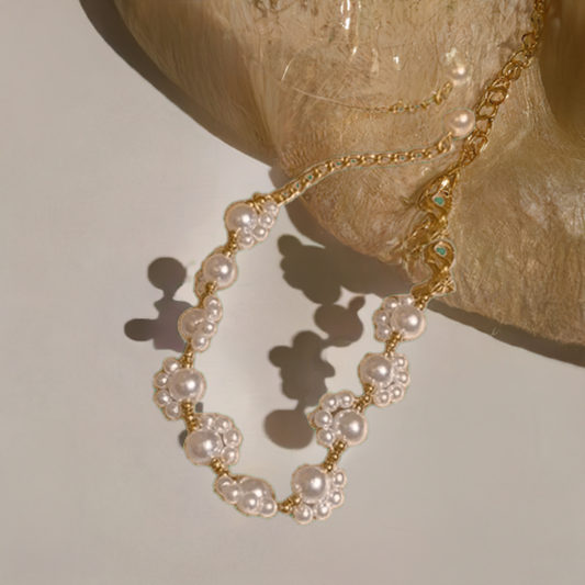 Flower Pearl Bracelet