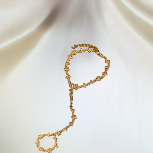 Luxurious Golden-Plated Fingure Chain