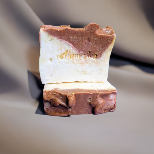 Natural Red Clay & Rose Soap