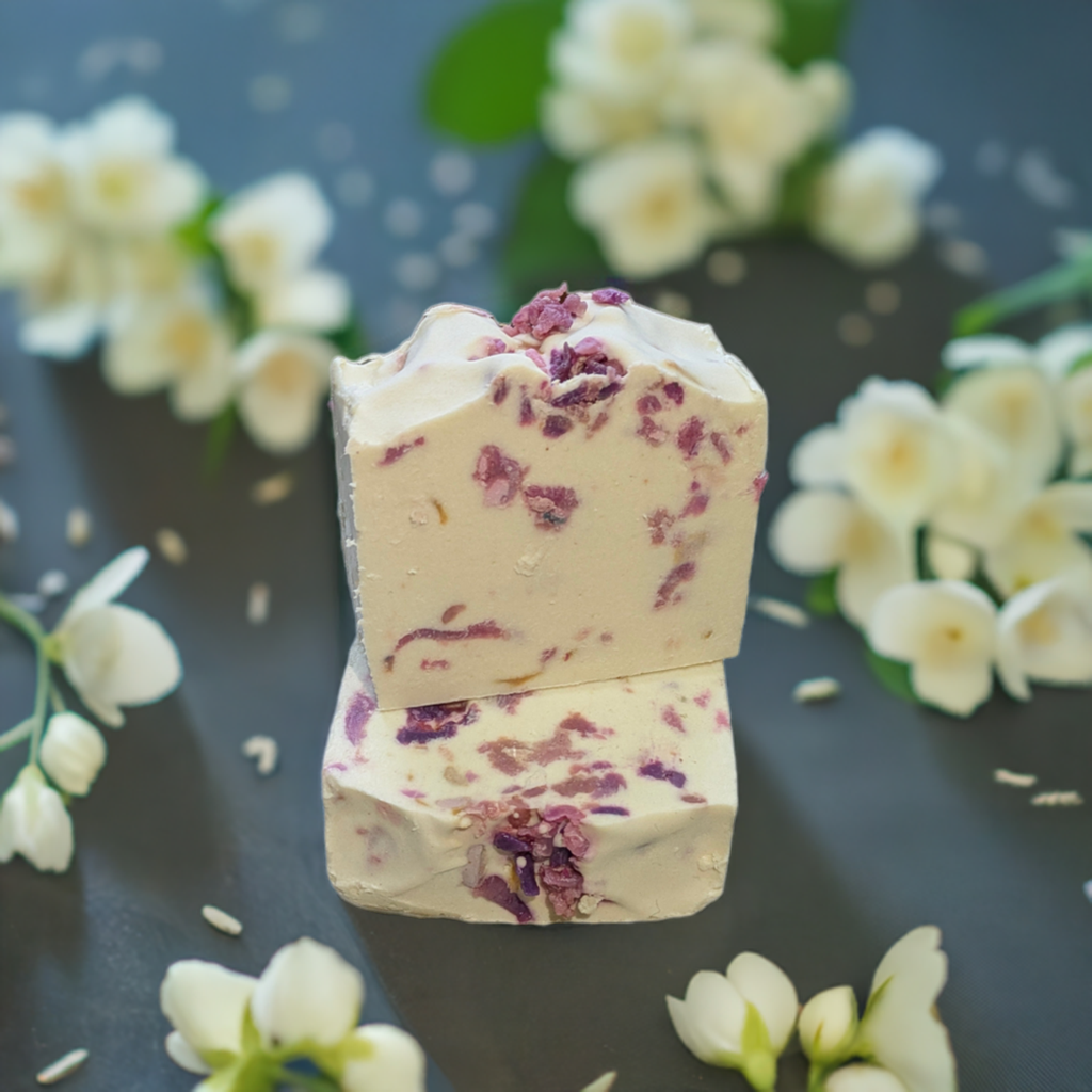 Rice Milk & Jasmine Soap | Brightening & Hydrating Natural Soap